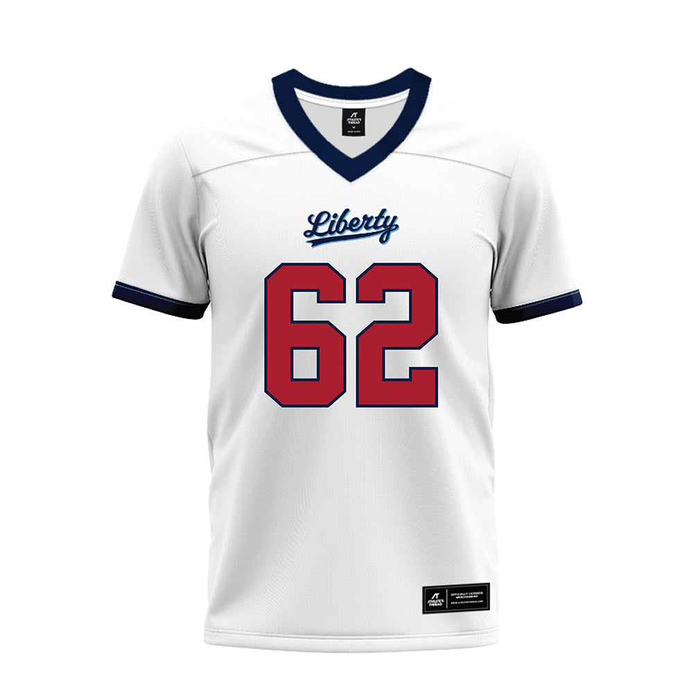 Liberty - NCAA Football : Blake Martin - White Premium Football Jersey-0