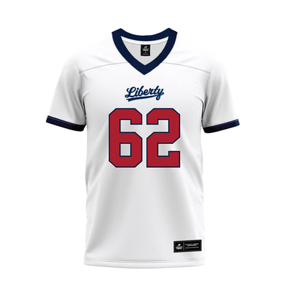 Liberty - NCAA Football : Blake Martin - White Premium Football Jersey-0