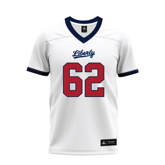 Liberty - NCAA Football : Blake Martin - White Premium Football Jersey-0