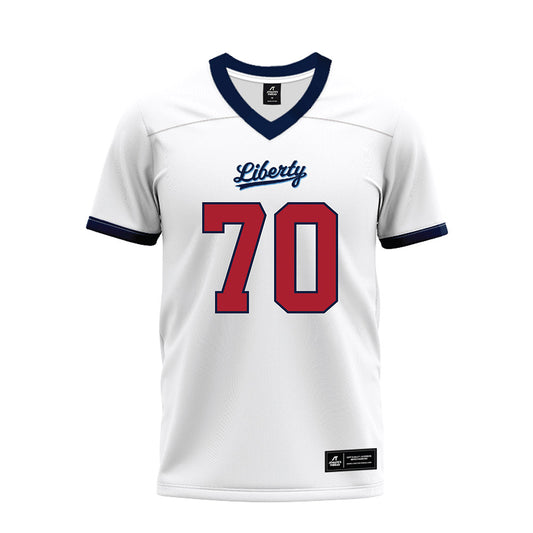 Liberty - NCAA Football : Austin Anderson - White Premium Football Jersey-0