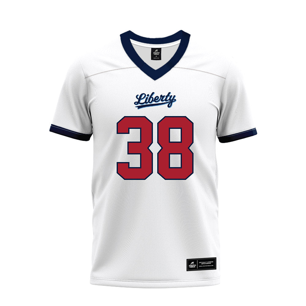 Liberty - NCAA Football : Tre Lawing - White Premium Football Jersey-0