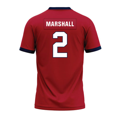 Liberty - NCAA Football : Jiquavious Marshall - Red Premium Football Jersey-1