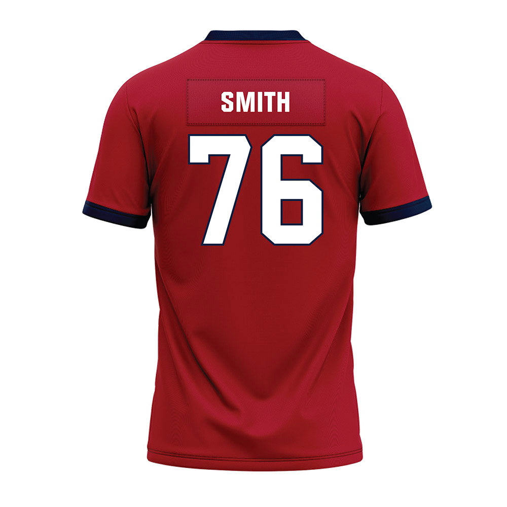 Liberty - NCAA Football : Gabe Smith - Red Premium Football Jersey-1