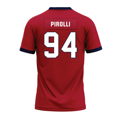 Liberty - NCAA Football : Nathan Pirolli - Red Premium Football Jersey-1