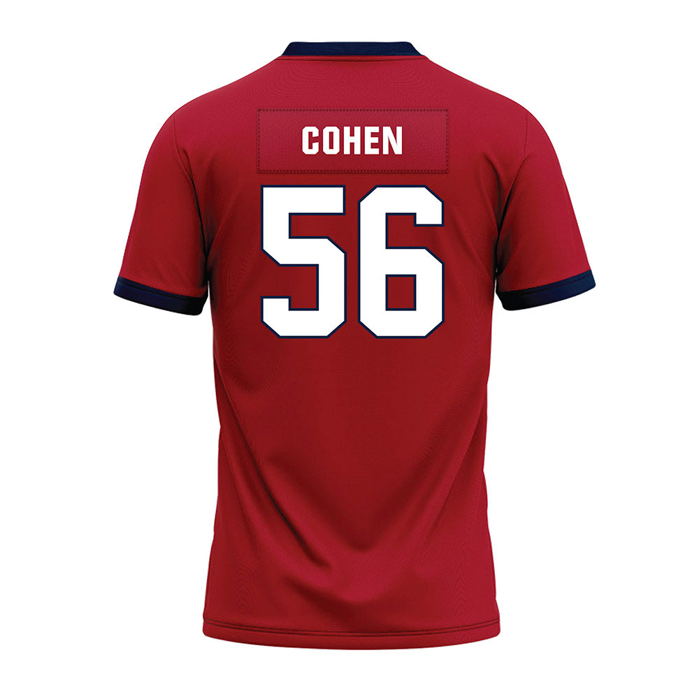 Liberty - NCAA Football : Samuel Cohen - Red Premium Football Jersey-1