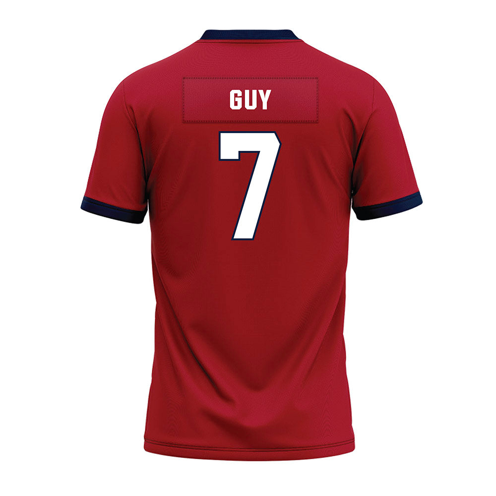 Liberty - NCAA Football : Izaiah Guy - Red Premium Football Jersey-1