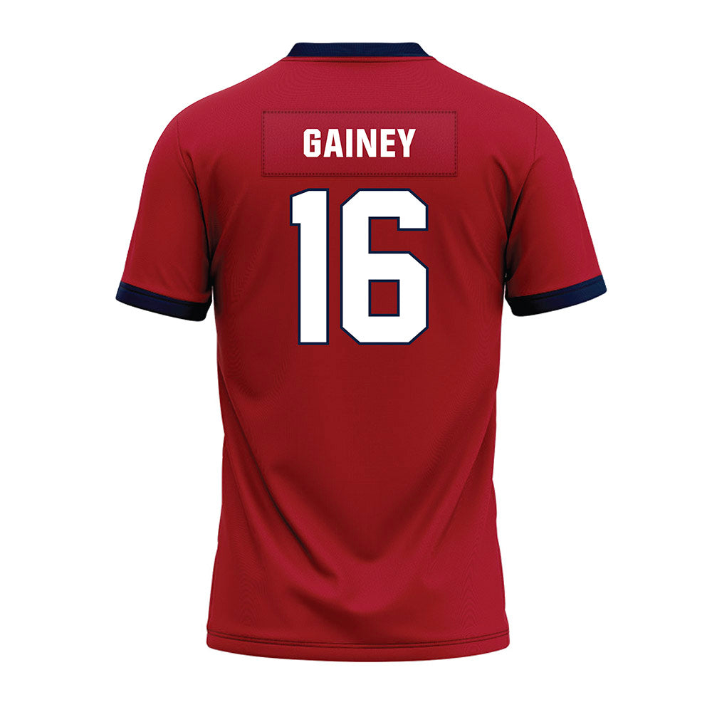 Liberty - NCAA Football : Tyrell Gainey - Red Premium Football Jersey-1