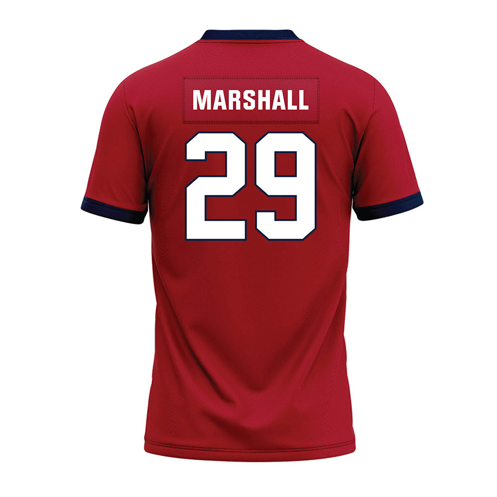 Liberty - NCAA Football : Justin Marshall - Red Premium Football Jersey-1