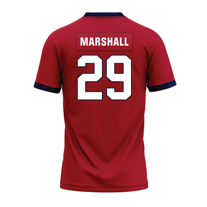 Liberty - NCAA Football : Justin Marshall - Red Premium Football Jersey-1