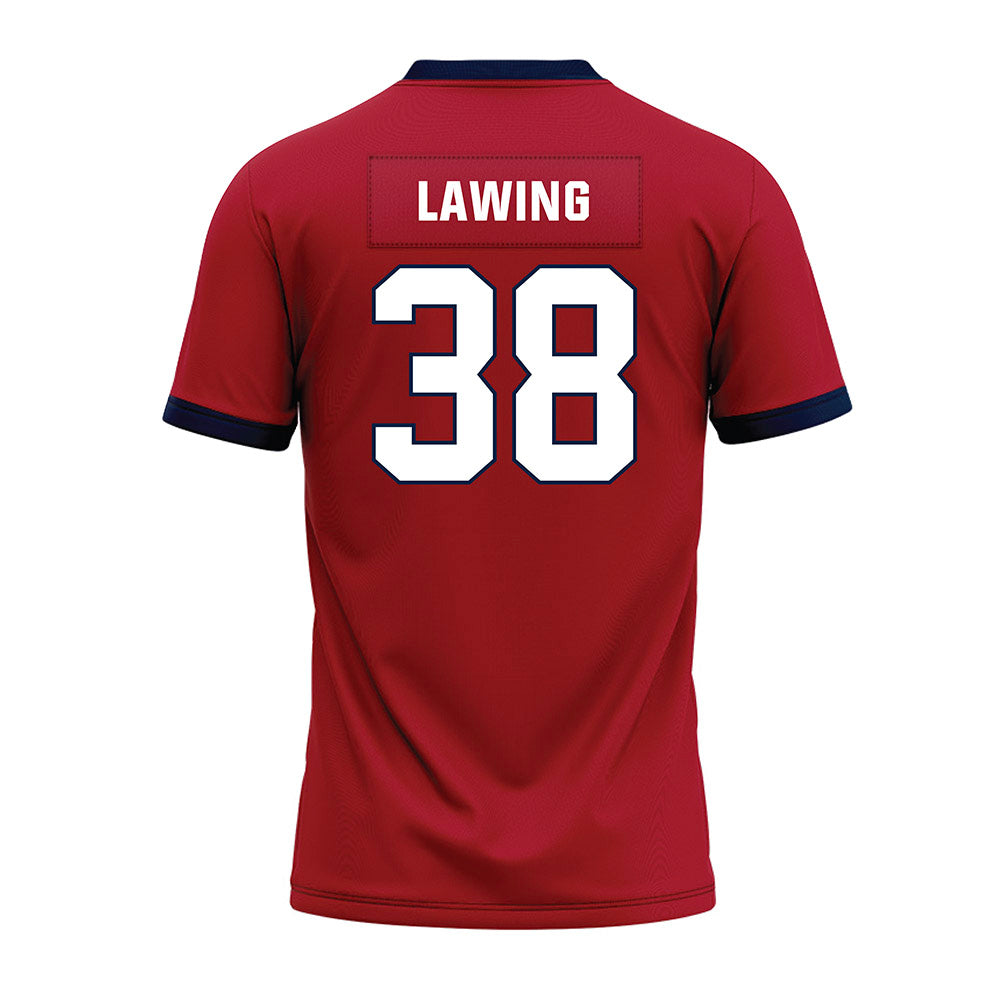 Liberty - NCAA Football : Tre Lawing - Red Premium Football Jersey-1
