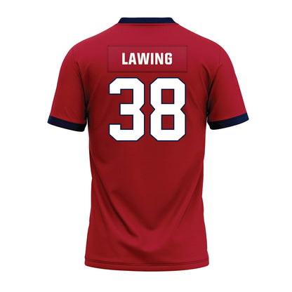 Liberty - NCAA Football : Tre Lawing - Red Premium Football Jersey-1