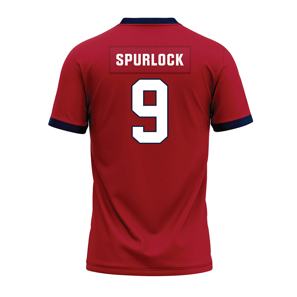 Liberty - NCAA Football : Deuce Spurlock - Red Premium Football Jersey-1