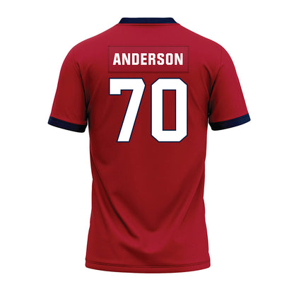 Liberty - NCAA Football : Austin Anderson - Red Premium Football Jersey-1