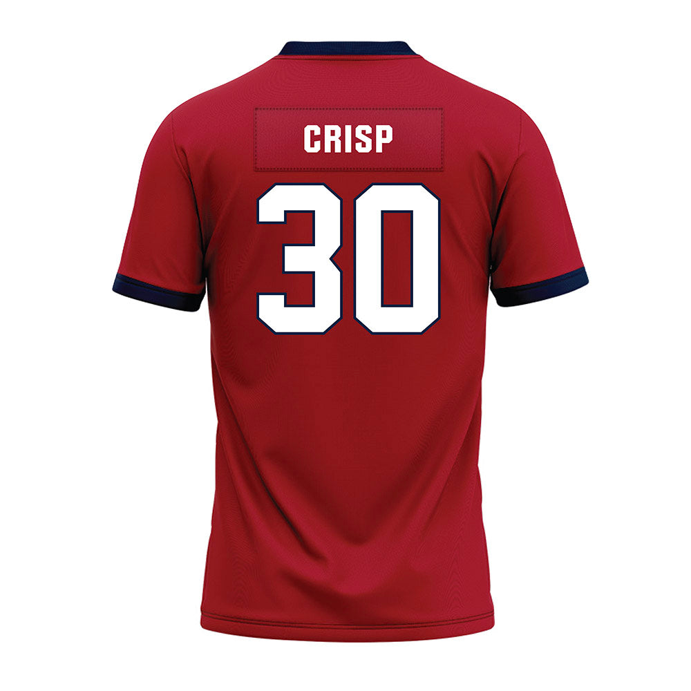Liberty - NCAA Football : Ethan Crisp - Red Premium Football Jersey-1