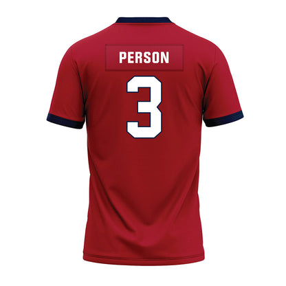 Liberty - NCAA Football : Jamari Person - Red Premium Football Jersey-1