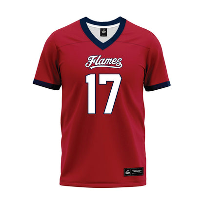 Liberty - NCAA Football : Jayden Davis - Red Premium Football Jersey-0