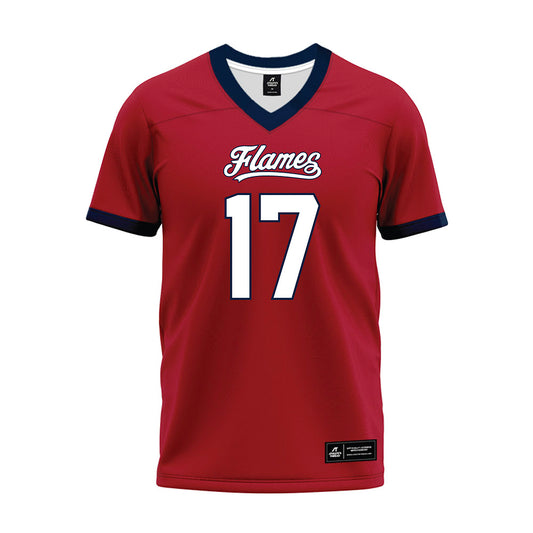 Liberty - NCAA Football : Jayden Davis - Red Premium Football Jersey-0
