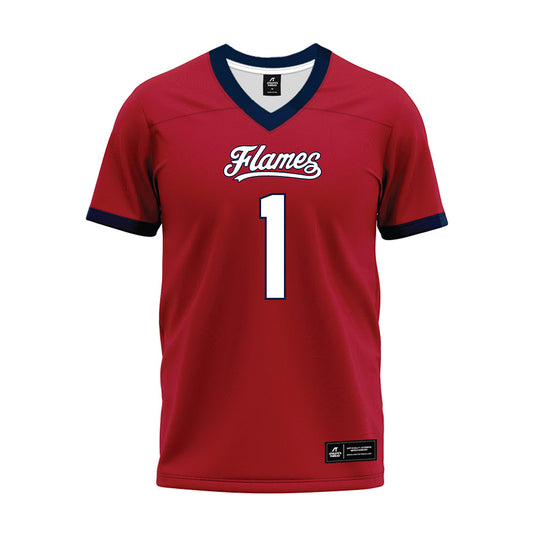 Liberty - NCAA Football : Derrell Farrar - Red Premium Football Jersey-0