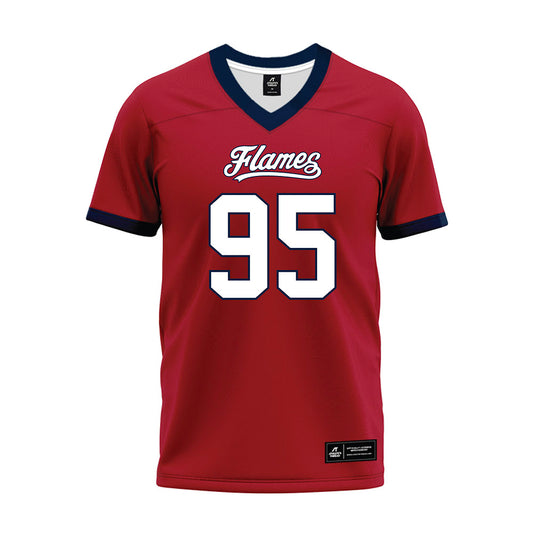 Liberty - NCAA Football : Jeffrey Hairston Jr. - Red Premium Football Jersey-0