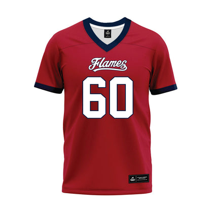 Liberty - NCAA Football : Joep Engbers - Red Premium Football Jersey-0