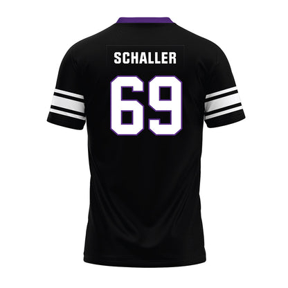 Northwestern - NCAA Football : Patrick Schaller - Black Premium Football Jersey-1