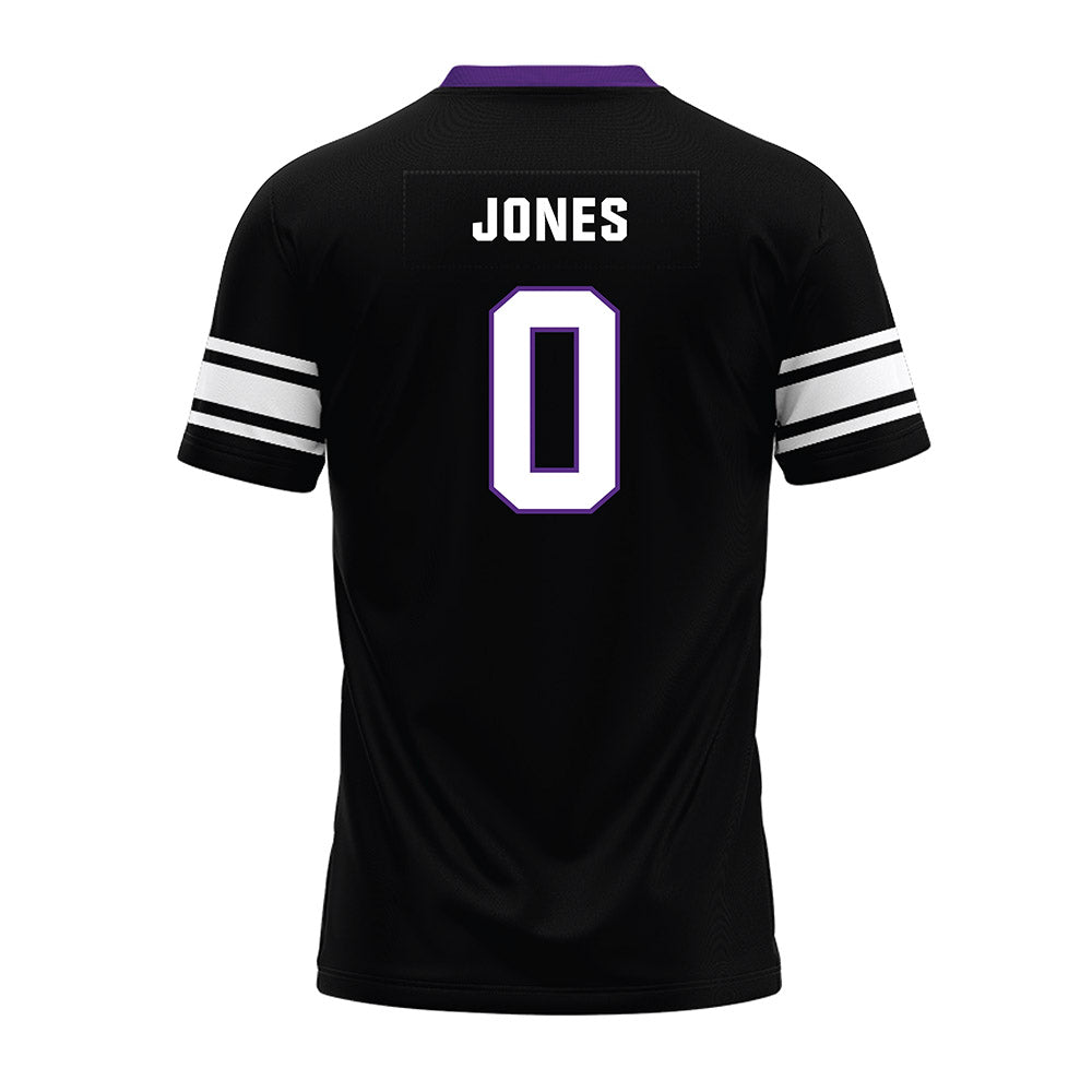 Northwestern - NCAA Football : Alijah Jones - Black Premium Football Jersey-1