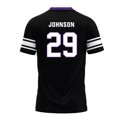 Northwestern - NCAA Football : Qayvier Johnson - Black Premium Football Jersey-1