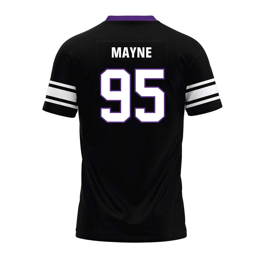Northwestern - NCAA Football : Mason Mayne - Black Premium Football Jersey-1