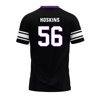 Northwestern - NCAA Football : Tre Hoskins - Black Premium Football Jersey-1