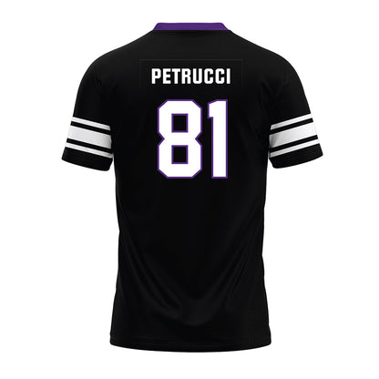 Northwestern - NCAA Football : Christopher Petrucci - Black Premium Football Jersey-1