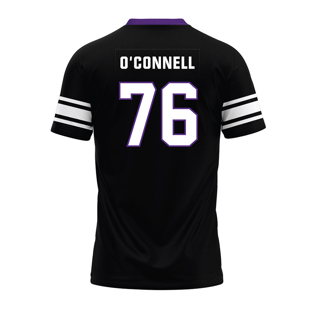 Northwestern - NCAA Football : Michael O'Connell - Black Premium Football Jersey-1