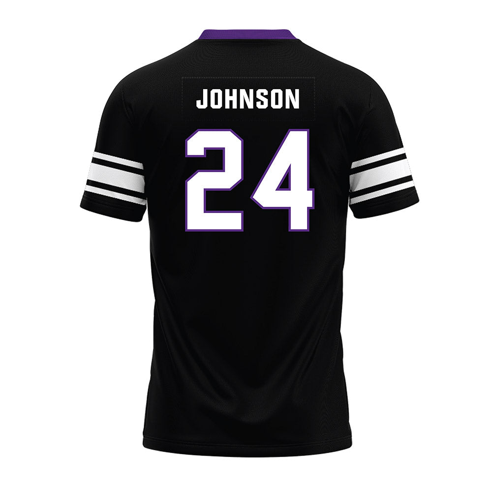 Northwestern - NCAA Football : Jamaal Johnson - Black Premium Football Jersey-1