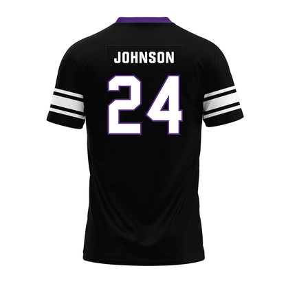 Northwestern - NCAA Football : Jamaal Johnson - Black Premium Football Jersey-1