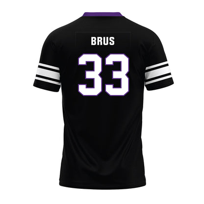 Northwestern - NCAA Football : Braydon Brus - Black Premium Football Jersey