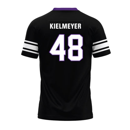 Northwestern - NCAA Football : Tyler Kielmeyer - Black Premium Football Jersey-1