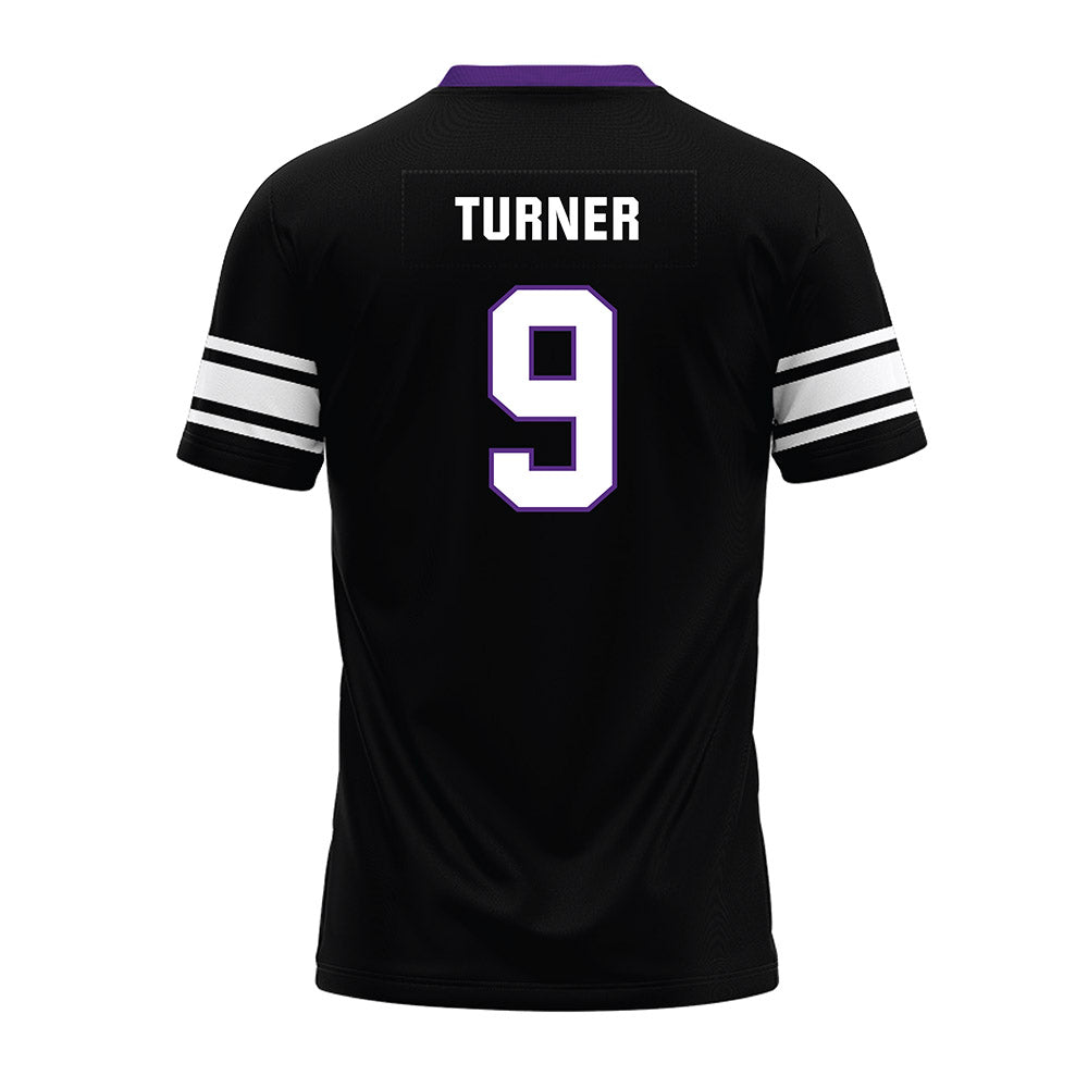 Northwestern - NCAA Football : Braden Turner - Black Premium Football Jersey