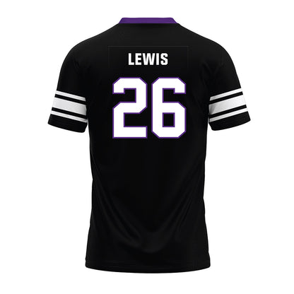 Northwestern - NCAA Football : Jalen Lewis - Black Premium Football Jersey-1