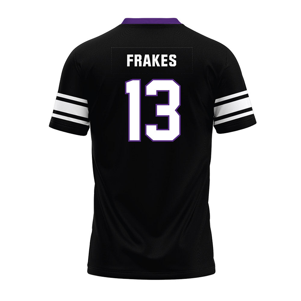 Northwestern - NCAA Football : Gavin Frakes - Black Premium Football Jersey-1