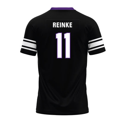 Northwestern - NCAA Football : Keaton Reinke - Black Premium Football Jersey-1