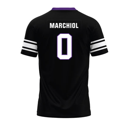 Northwestern - NCAA Football : Nicco Marchiol - Black Premium Football Jersey-1