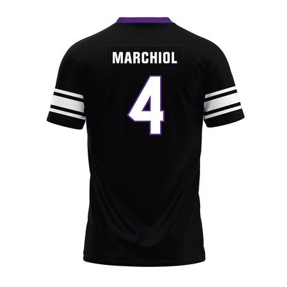 Northwestern - NCAA Football : Nicco Marchiol - Black Premium Football Jersey-1