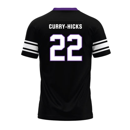 Northwestern - NCAA Football : Terrion Curry-Hicks - Black Premium Football Jersey