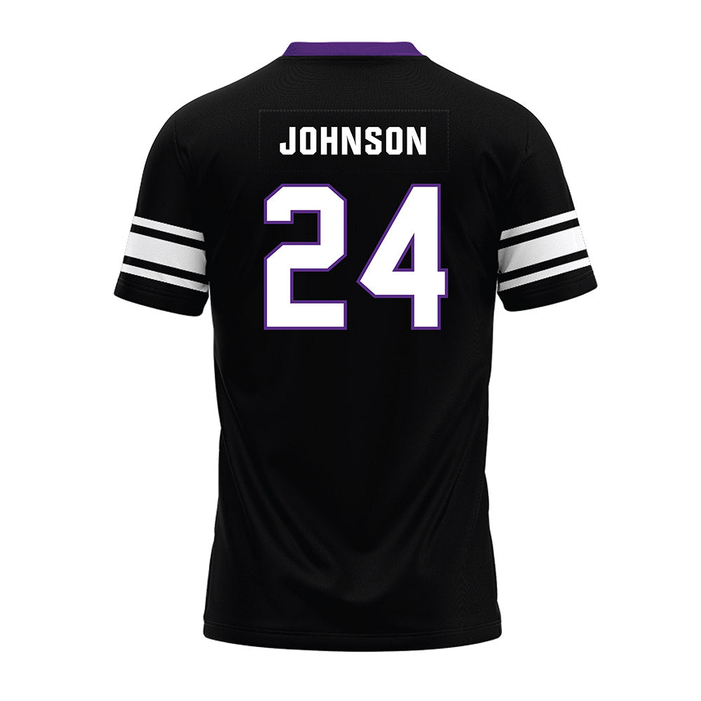 Northwestern - NCAA Football : Jamaal Johnson - Black Premium Football Jersey-1