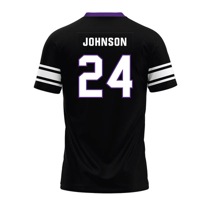 Northwestern - NCAA Football : Jamaal Johnson - Black Premium Football Jersey-1