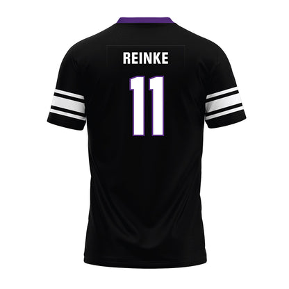 Northwestern - NCAA Football : Keaton Reinke - Black Premium Football Jersey-1