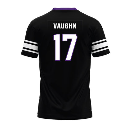 Northwestern - NCAA Football : Jaden Vaughn - Black Premium Football Jersey-1