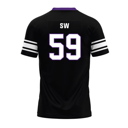 Northwestern - NCAA Football : Glory SW - Black Premium Football Jersey-1