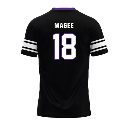 Northwestern - NCAA Football : Camp Magee - Black Premium Football Jersey-1