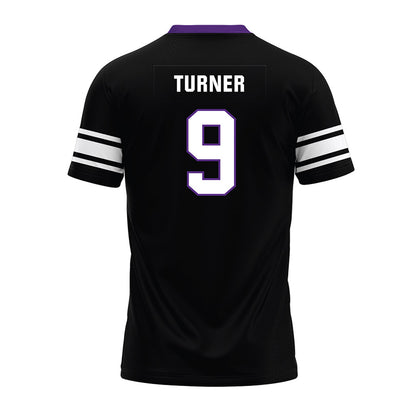 Northwestern - NCAA Football : Braden Turner - Black Premium Football Jersey-1