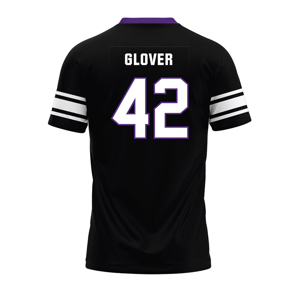Northwestern - NCAA Football : Nigel Glover - Black Premium Football Jersey-1
